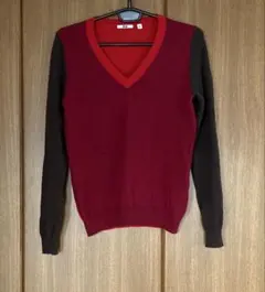 UNIQLO カシミヤ Vネックセーター M