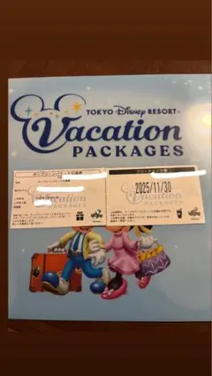 東京ディズニーリゾート バケパ　フリードリンク 11/30