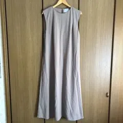 ロングワンピース　ノースリーブ　L