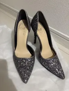 R&Eグリッター パンプス