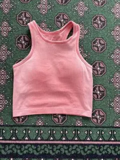 lululemon リブ編み ブラトップ ピンクのサムネイル