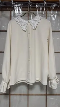 Mir..×Coco レース襟付きプルオーバー