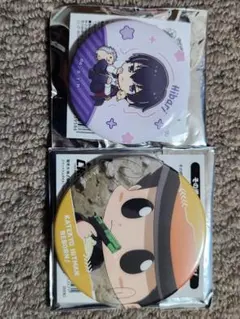 家庭教師ヒットマン REBORN!缶バッジ2個セット　雲雀恭弥、リボーン