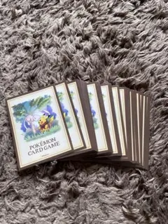 ポケカ　ピカチュウアドベンチャー　ピカチュウ&ミュウ　デッキシールド　64枚