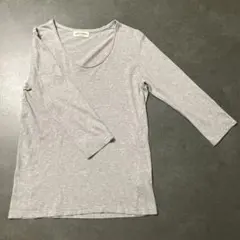 nano universe /ナノ・ユニバース 七分袖カットソー