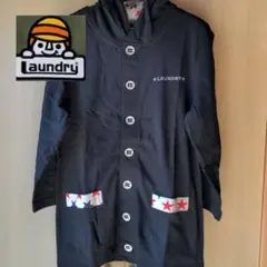Laundry　長めパーカー　ブラックのサムネイル
