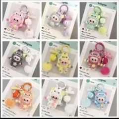 LABUBU ラブブキーホルダー 【5個セット】重複なし発送
