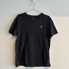 ポロラルフローレン Tシャツ Vネック Mサイズ ダークグレー
