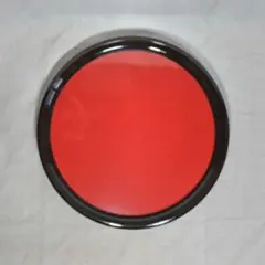 ※大きな丸盆 鮮やかな朱色&赤黒色の上品な色合い 樹脂製