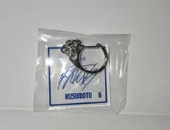 東レアローズ静岡 6楠本岳 サイン色紙風キーホルダー