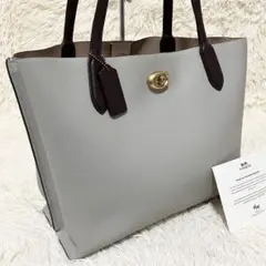 【美品】 COACH＊ウィロウ トート 2way ゴールド金具 レザー 大容量