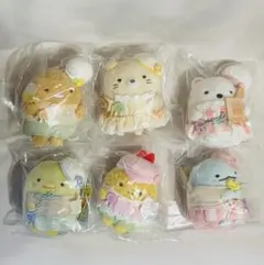 限定 すみっコぐらし展 てのりぬいぐるみ 6種コンプリート すみっコマルシェ