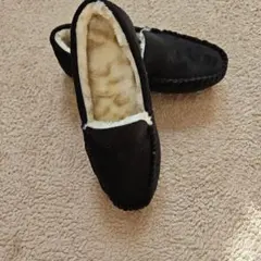 UGG モカシン 24cm 黒 - メルカリ