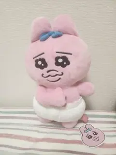 おぱんちゅうさぎ　胸にポンポン当てるBIG ぬいぐるみ