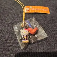 手羽先キティちゃん　名古屋限定　ご当地キティちゃん　根付け　名古屋コーチン