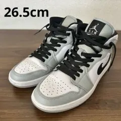 2026年最新】ナイキ エア ジョーダン1 ミッド ライトスモークグレーの