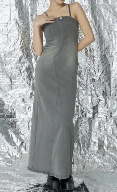 Evris エヴリス　デニムベアロングワンピース 新品未使用