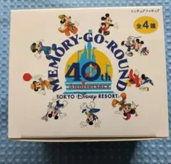 東京ディズニーリゾート 40周年 ミニチュアフィギュア 全4種のサムネイル