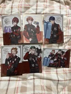 ツイステ　5周年　メタルポストカード　ハーツラビュル寮セット