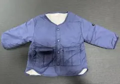 petit main 中綿コート 80 ネイビー