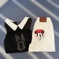 リトシー　ミニーマウス プリント トップス＆パンツセット