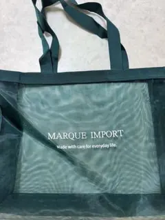 MARQUE IMPORT メッシュトートバッグ グリーンのサムネイル