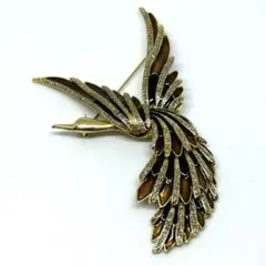 【お値下げ】鳥のブローチ⑤✳️ ドーラン　ヴィンテージ￼ エナメルブローチ