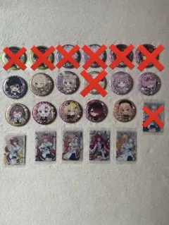 ホロライブ 缶バッチ ホログラム缶バッチ ウエハースカード