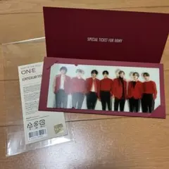 BTS MOS ON: E ONE オンラコン　グッズ　レンチキュラー　チケット