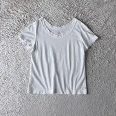 45R ジンバブエコットン Tシャツ カットソー 半袖 1 白 R刺繍のサムネイル