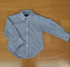 ラルフローレン　コットン　ストライプシャツ 100