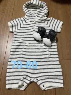 ジェラートピケ　ロンパース　ソックス