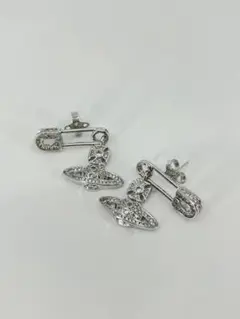 ヴィヴィアンウエストウッド ピアス 安全ピン ドロップ*-* 20/21新作☆vivienne westwood☆LUCRECE安全ピンオーブピアス