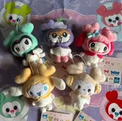 TWICE LOVELYS×SANRIO マスコット／5種セット／ショッパー付き