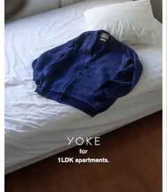 だ*様 YOKE 1LDK別注ネイビー カーディガンのサムネイル