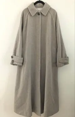 【美品】ナチュラルビューティーベーシック　ボリュームAラインコート　ベージュ