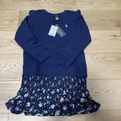 タグ付き Polo Ralph Lauren 裏起毛ワンピース 120cm