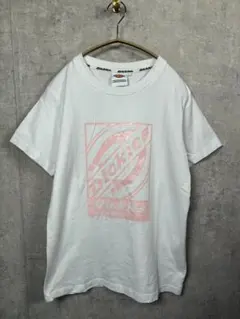 Dickies Tシャツ カットソー 半袖 ビッグロゴ L ホワイト