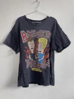 90s ビーバスアンドバットヘッド フェード Tシャツ y2k スケーター