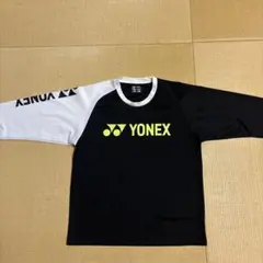 YONEX 長袖Tシャツ JP S 黒/白