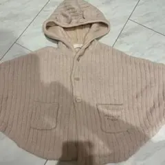 GELATO PIQUE ベビーポンチョ ベビーピンク