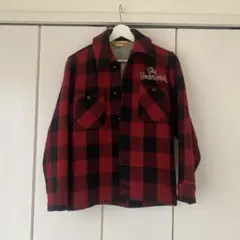 【本物、当時物】テンダーロイン 赤黒チェックバッファロージャケットM TENDERLOIN バッファローチェックジャケット 36