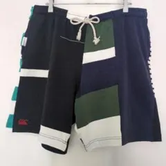カンタベリー アグリーショーツ パッチワーク クレイジーパターン ハーフパンツLのサムネイル