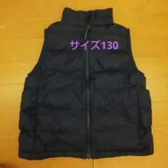 UNIQLO ネイビー 中綿　ベスト 130