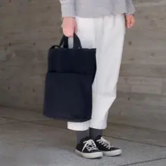 MARKS&WEB コットンキャンバス ショルダーバッグ