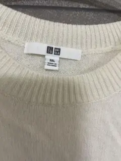 大きいサイズ　ユニクロ　プレミアラムクルーネックセーター　3XL