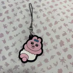 八　おぱんちゅうさぎ　⑥　ストラップ　ラバーストラップ　グッズ　人気　かわいい