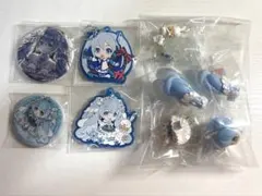 初音ミク　雪ミク2019 あそーと　フィギュア B ラバーストラップ　缶バッジ