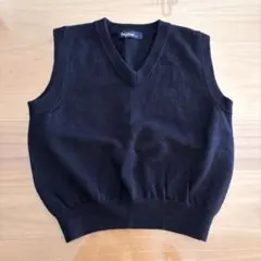 familiar ファミリア　Vネックベスト　ネイビー　120