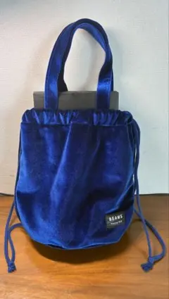 BEAMS Roppongi Hills ベルベット 巾着バッグ